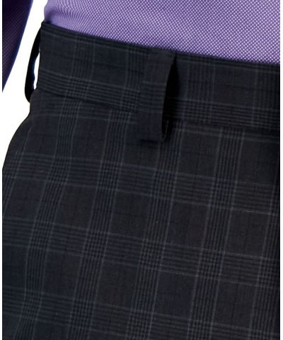 Boss Men's Modern-Fit Check Suit Pants Gray $89.44 Suits