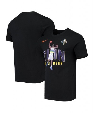 Men's Zion Williamson Black New Orleans Pelicans Hero Performance T-shirt $22.05 T-Shirts