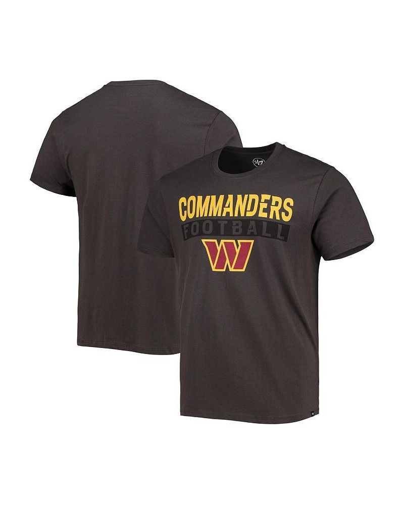 Men's '47 Charcoal Washington Commanders Dark Ops Super Rival T-shirt $14.76 T-Shirts