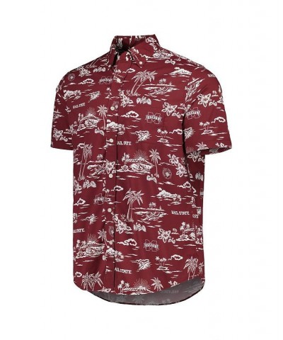 Men's Maroon Mississippi State Bulldogs Performance Button-Down Shirt $49.20 Shirts