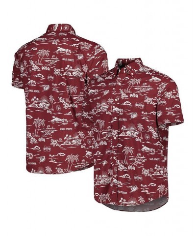 Men's Maroon Mississippi State Bulldogs Performance Button-Down Shirt $49.20 Shirts