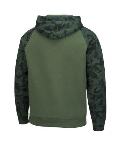 Men's Olive, Camo Houston Cougars OHT Military-Inspired Appreciation Raglan Pullover Hoodie $30.75 Sweatshirt