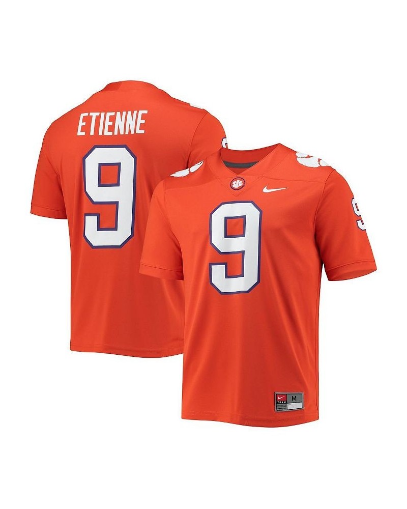 Men's Travis Etienne Orange Clemson Tigers 2021 Draft Class Game Jersey $46.00 Jersey