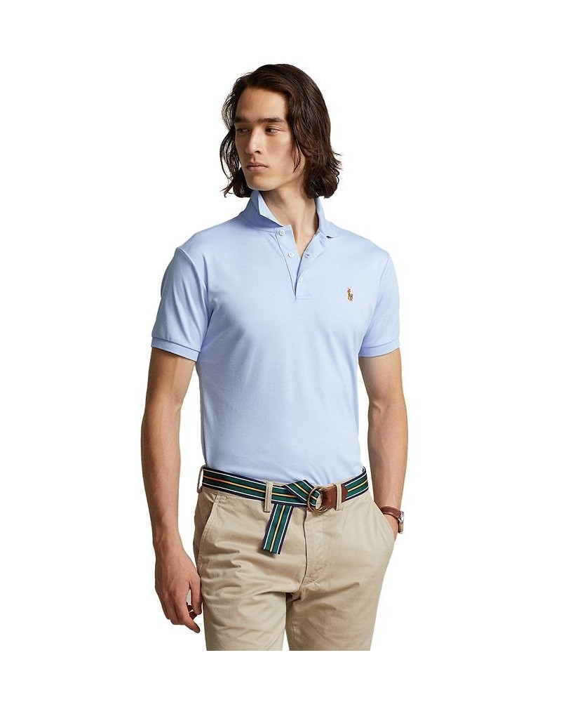 Men's Classic-Fit Soft Cotton Polo Shirt PD04 $56.40 Polo Shirts