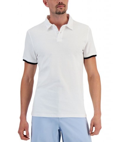 Men's Regular-Fit Tipped Polo Shirt PD02 $12.75 Polo Shirts