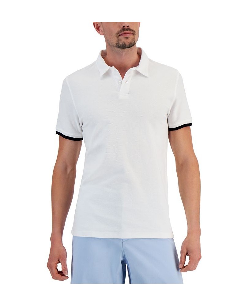 Men's Regular-Fit Tipped Polo Shirt PD02 $12.75 Polo Shirts