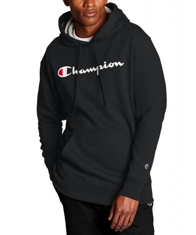 Men's Big & Tall Powerblend Logo Graphic Fleece Hoodie Black $25.11 Sweatshirt