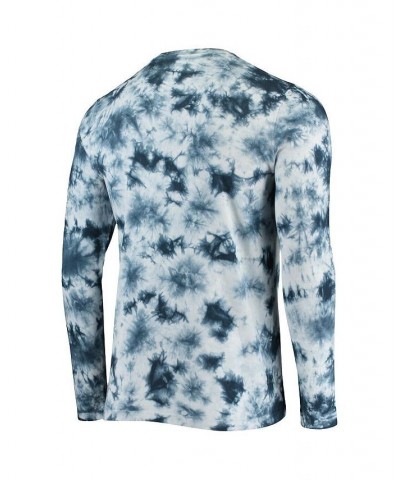 Men's Navy Chicago Bears Tie-Dye Long Sleeve T-shirt $23.03 T-Shirts