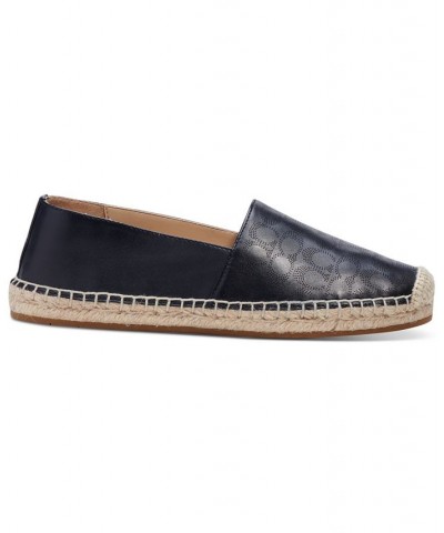 Womens Carley Espadrille Flats Black $58.90 Shoes