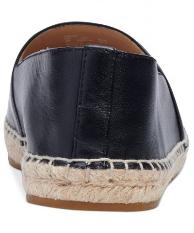 Womens Carley Espadrille Flats Black $58.90 Shoes