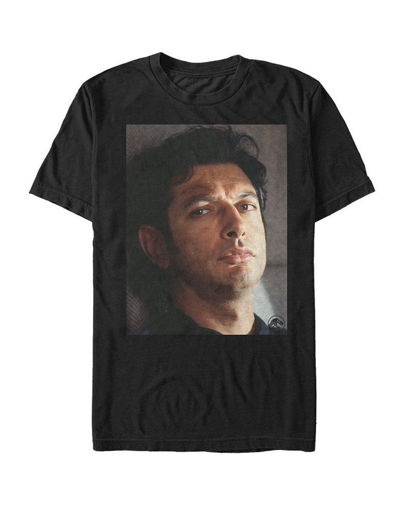 Jurassic Park Men's Jeff Goldblum Stare Short Sleeve T-Shirt Black $14.70 T-Shirts