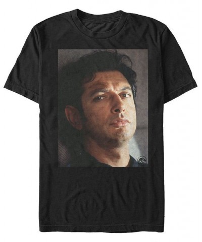 Jurassic Park Men's Jeff Goldblum Stare Short Sleeve T-Shirt Black $14.70 T-Shirts