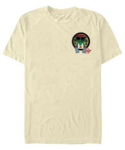 Marvel Men's Spider-Man Spiderverse Fish Sticker Short Sleeve T-Shirt Tan/Beige $16.80 T-Shirts