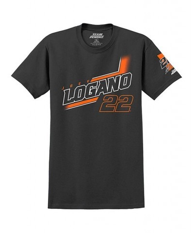 Men's Black Joey Logano Lifestyle T-shirt $17.86 T-Shirts