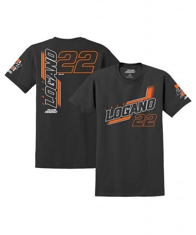 Men's Black Joey Logano Lifestyle T-shirt $17.86 T-Shirts