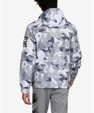 Men's Prism Pyramid Hoodie Gray $28.56 Sweatshirt