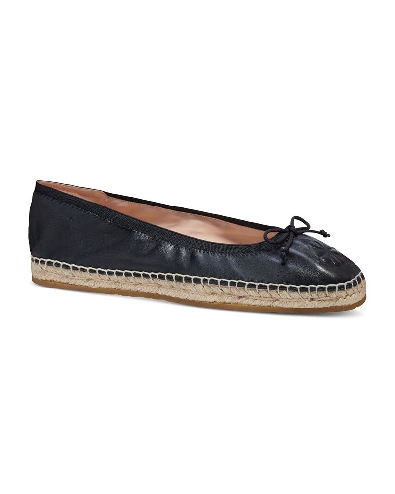 Women's Clubhouse Espadrille Flats Black $56.68 Shoes