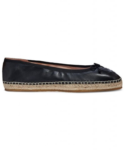 Women's Clubhouse Espadrille Flats Black $56.68 Shoes