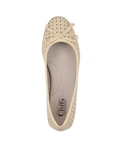 Women's Cheryl Ballet Flats Yellow $35.19 Shoes