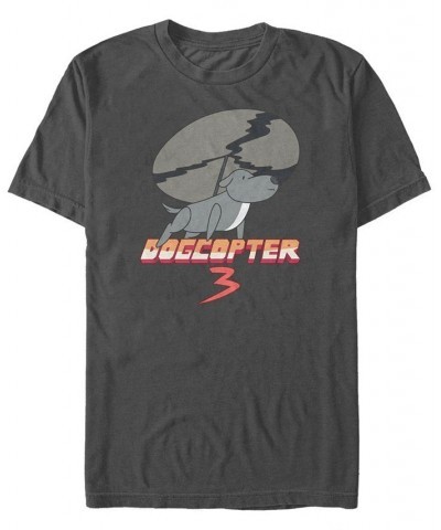 Men's Steven Universe Dogcopter 3 Short Sleeve T- shirt Gray $18.54 T-Shirts