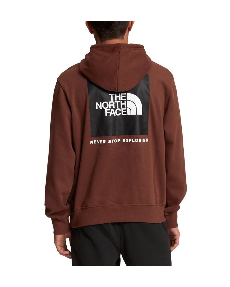 Men's Box NSE 'Never Stop Exploring' Pullover Hoodie Dark Oak/tnf Black $38.25 Sweatshirt