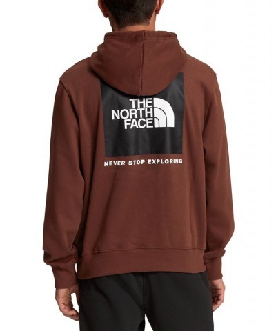 Men's Box NSE 'Never Stop Exploring' Pullover Hoodie Dark Oak/tnf Black $38.25 Sweatshirt