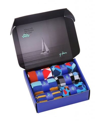 Men's Snazzy Collection Dress Socks Pack of 6 Lavender $13.60 Socks