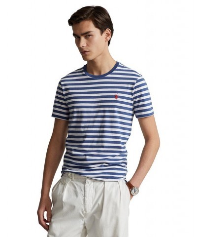 Men's Classic-Fit Striped Jersey T-Shirt PD01 $31.85 T-Shirts