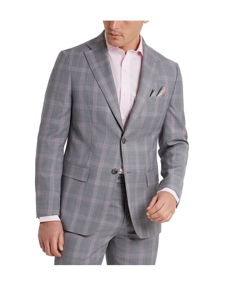 Men's Slim-Fit Wool Suit Jacket Multi $147.90 Suits