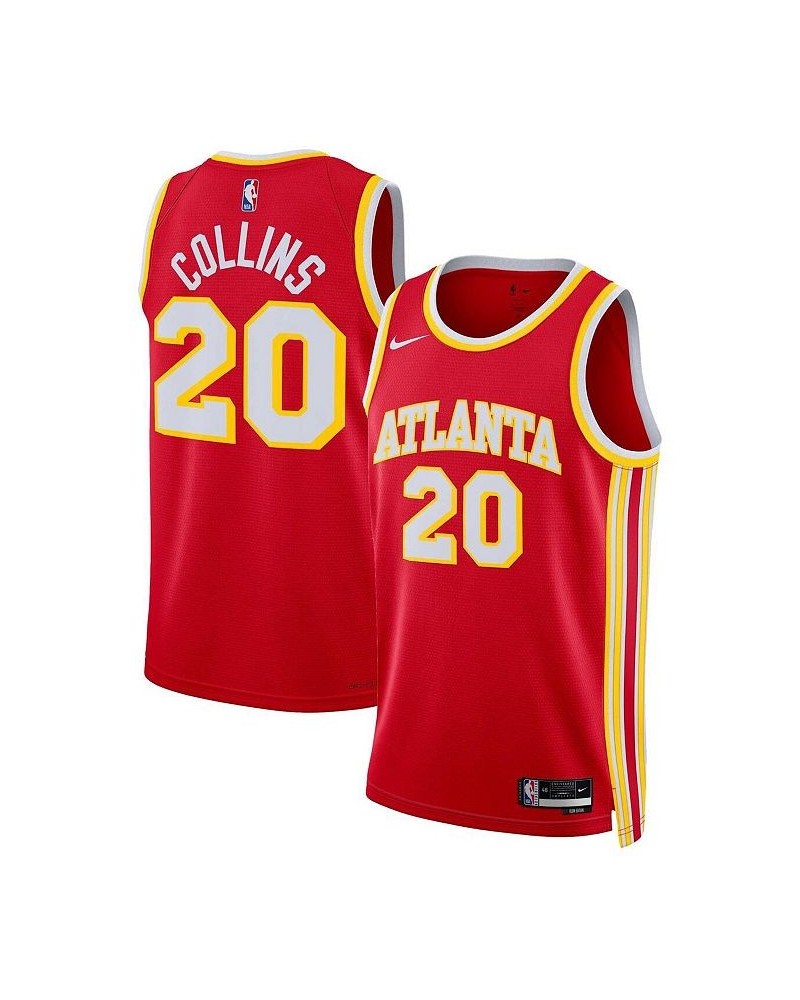 Men's and Women's John Collins Red Atlanta Hawks 2022/23 Swingman Jersey - Icon Edition $54.99 Jersey