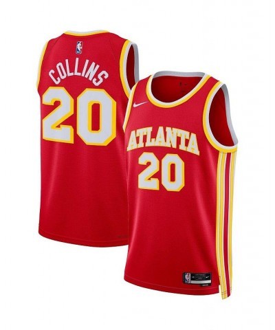 Men's and Women's John Collins Red Atlanta Hawks 2022/23 Swingman Jersey - Icon Edition $54.99 Jersey