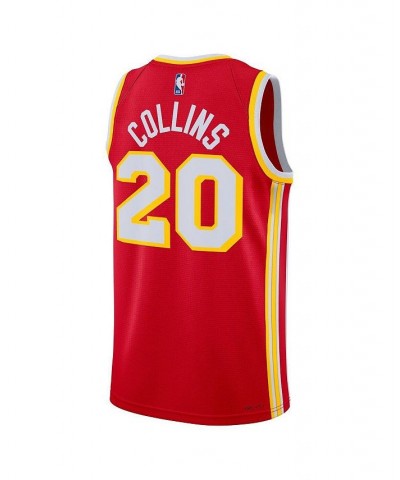 Men's and Women's John Collins Red Atlanta Hawks 2022/23 Swingman Jersey - Icon Edition $54.99 Jersey