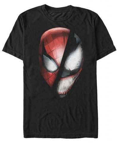 Marvel Men's Universe Spider-Man Venom Face off Short Sleeve T-Shirt Black $20.29 T-Shirts