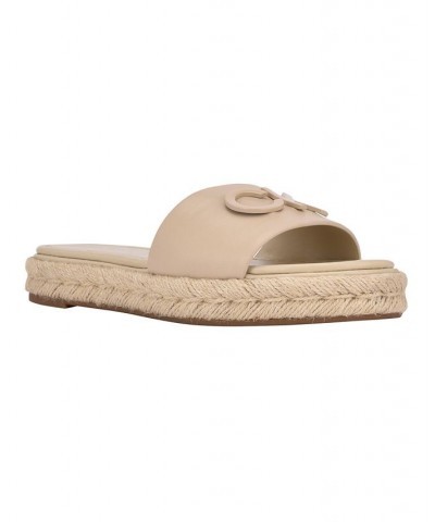 Women's Tasia Slide Sandals Tan/Beige $36.49 Shoes