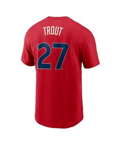 Men's Mike Trout Red Los Angeles Angels 2022 City Connect Name and Number T-shirt $22.50 T-Shirts