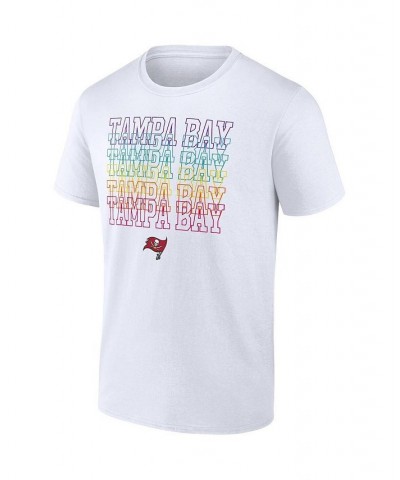 Men's Branded White Tampa Bay Buccaneers City Pride Team T-shirt $19.79 T-Shirts