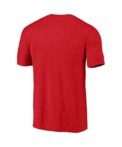 Men's Heathered Red Wisconsin Badgers Team Hometown Tri-Blend T-shirt $16.31 T-Shirts