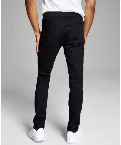 Men's Skinny-Fit Stretch Jeans Black $15.05 Jeans