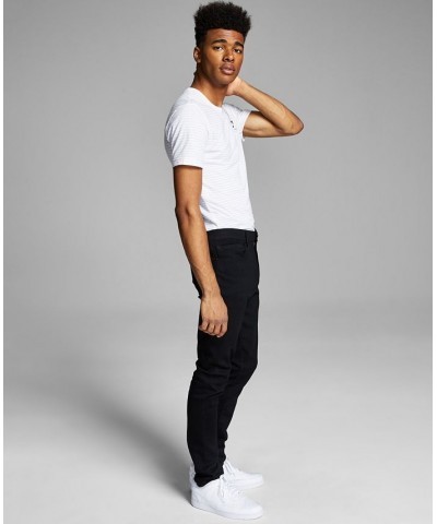 Men's Skinny-Fit Stretch Jeans Black $15.05 Jeans