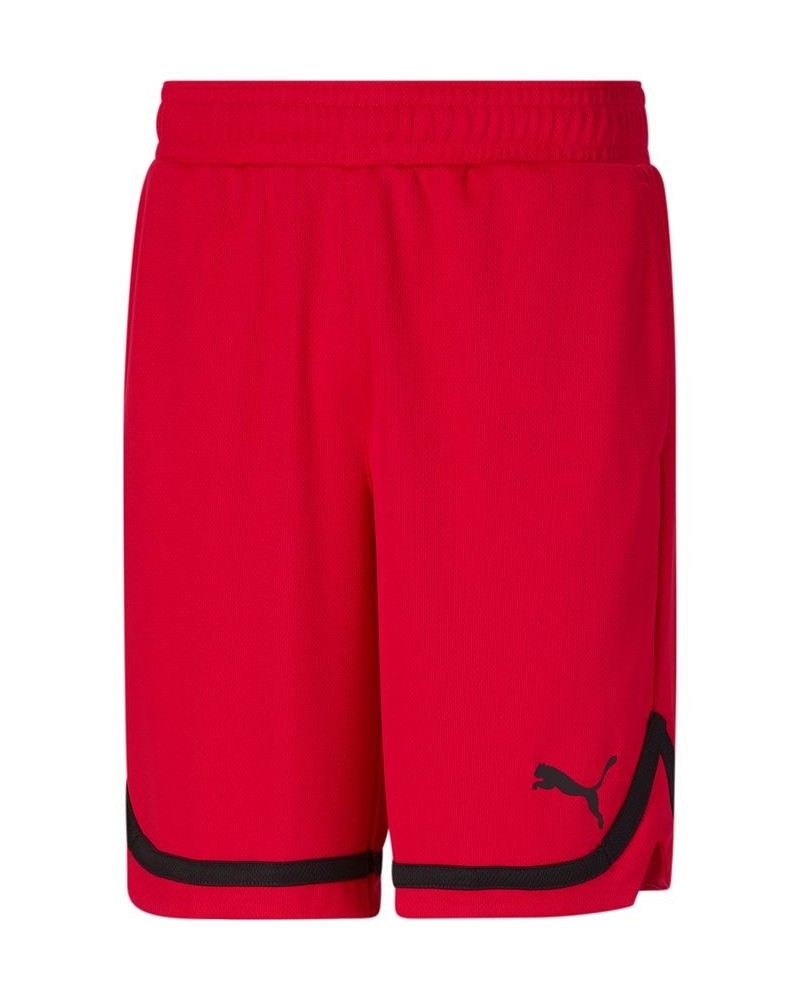 Men's Rtg Regular-Fit Moisture-Wicking Mesh 10" Basketball Shorts Red $19.21 Shorts