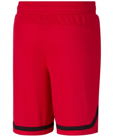 Men's Rtg Regular-Fit Moisture-Wicking Mesh 10" Basketball Shorts Red $19.21 Shorts