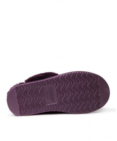 Women's Sydney Shearling Scuff Slippers Purple $40.80 Shoes