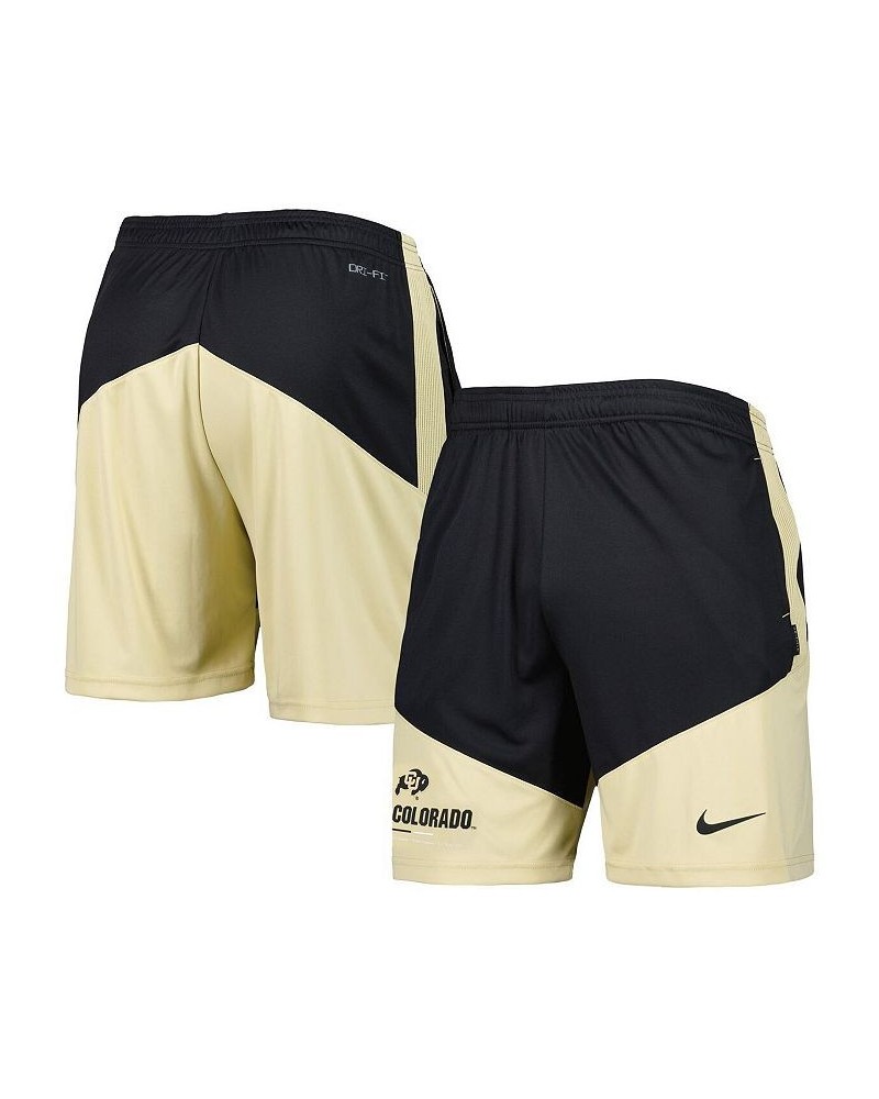 Men's Black, Gold Colorado Buffaloes Performance Player Shorts $21.00 Shorts