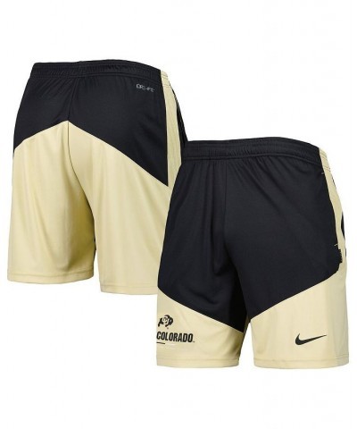 Men's Black, Gold Colorado Buffaloes Performance Player Shorts $21.00 Shorts