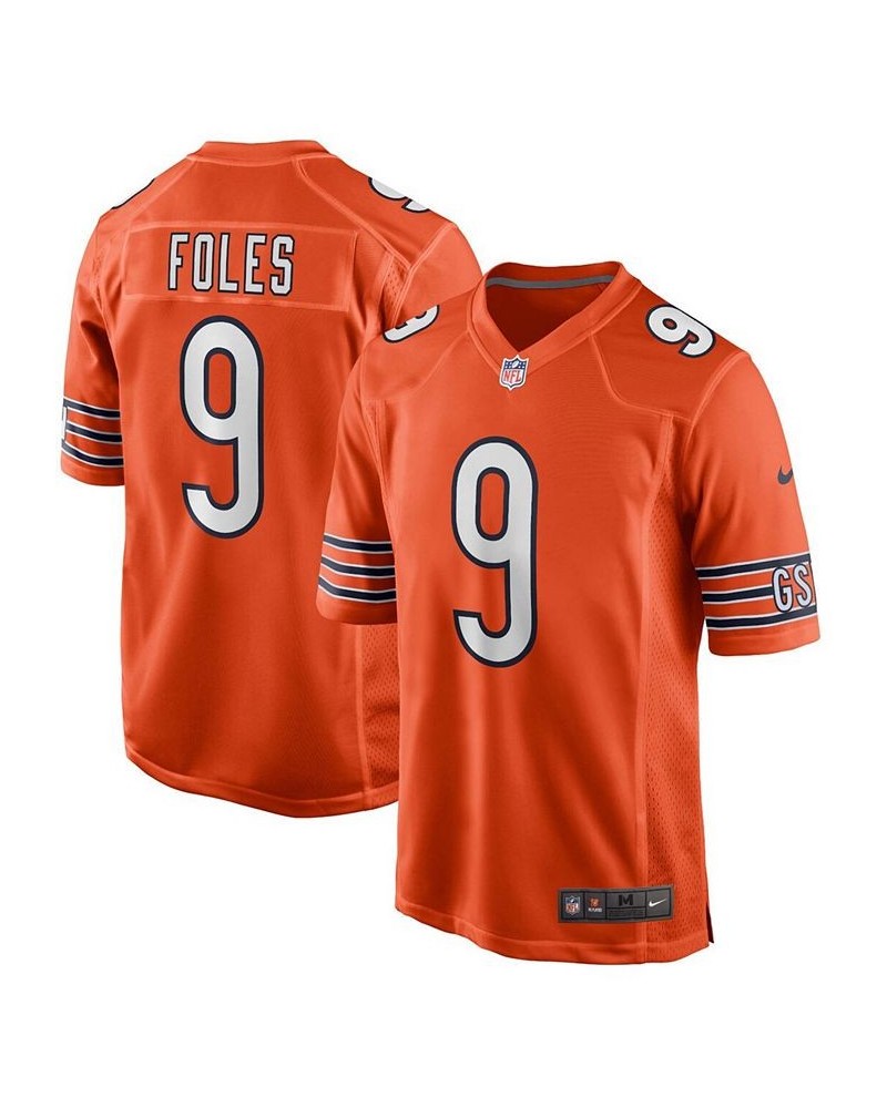 Men's Nick Foles Orange Chicago Bears Game Jersey $48.15 Jersey