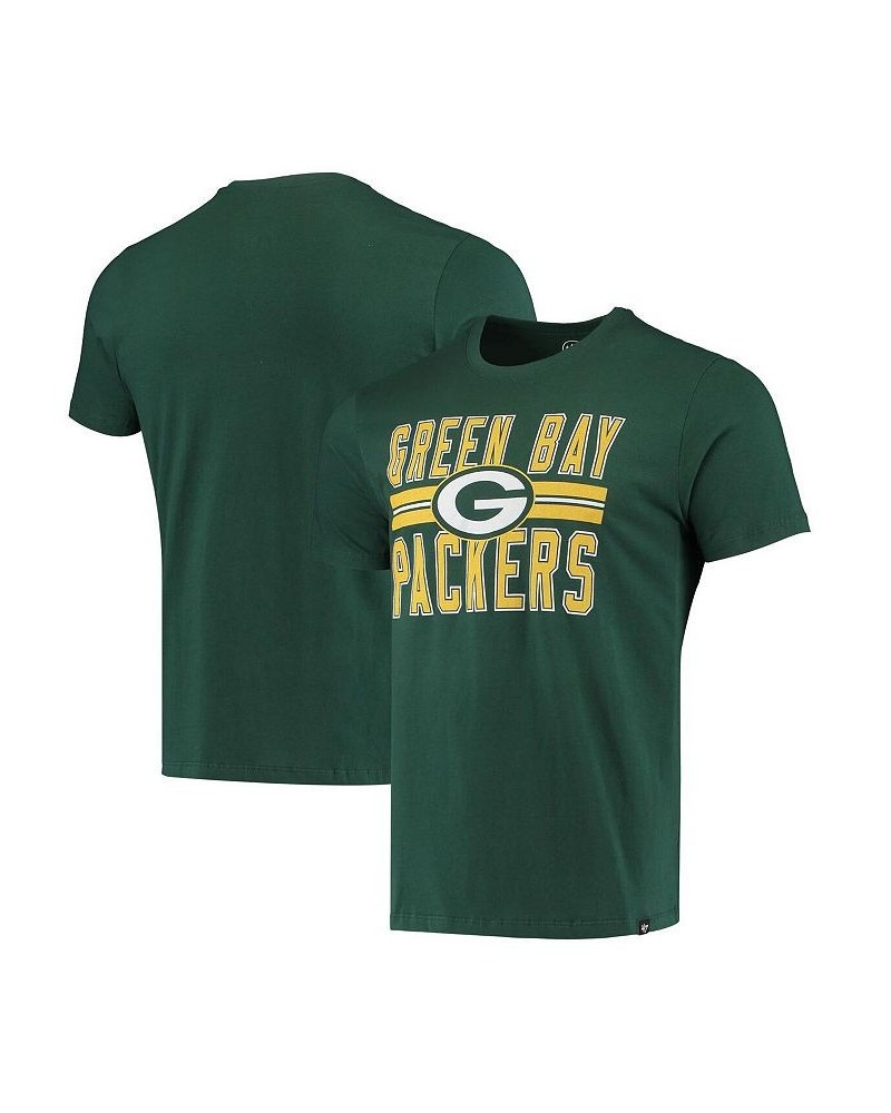 Men's '47 Green Bay Packers Block Stripe Super Rival T-shirt $13.64 T-Shirts