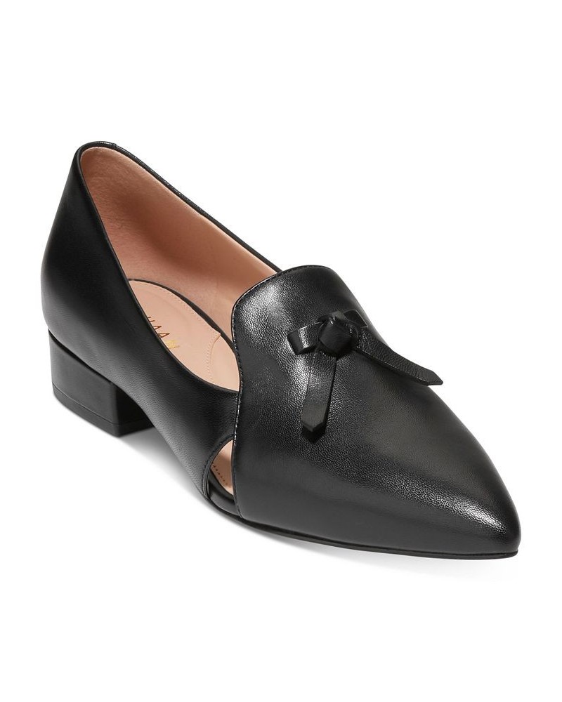 Women's Viola Skimmer Loafer Flats Black $75.60 Shoes