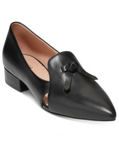 Women's Viola Skimmer Loafer Flats Black $75.60 Shoes