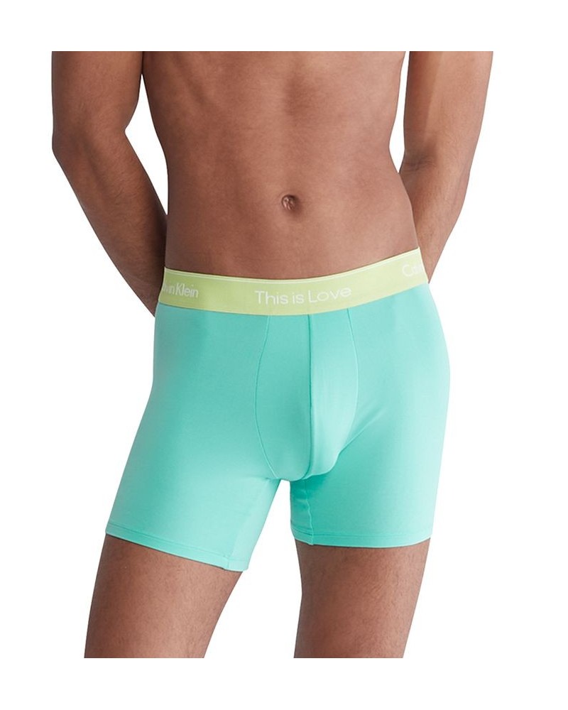 Men's Pride This Is Love Boxer Briefs Green $15.20 Underwear