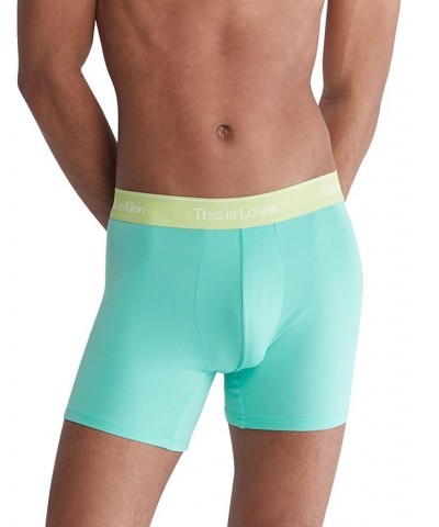 Men's Pride This Is Love Boxer Briefs Green $15.20 Underwear